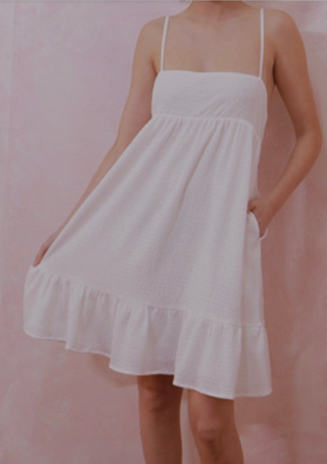 Jesse Mini Dress | White