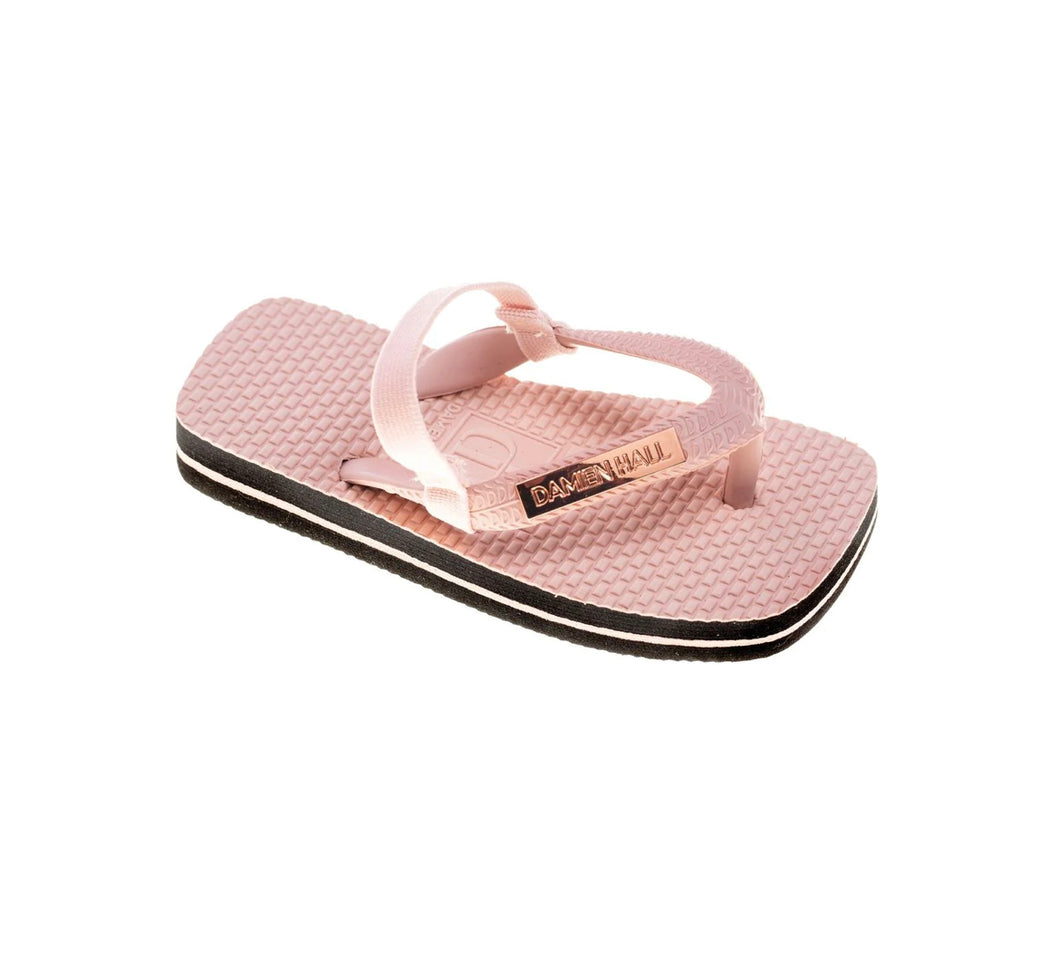 BOUTIQUE PINK KIDS ROSE GOLD BADGE WITH STRAPS