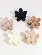 Load image into Gallery viewer, Hair Claw Flower | Matte Neutrals
