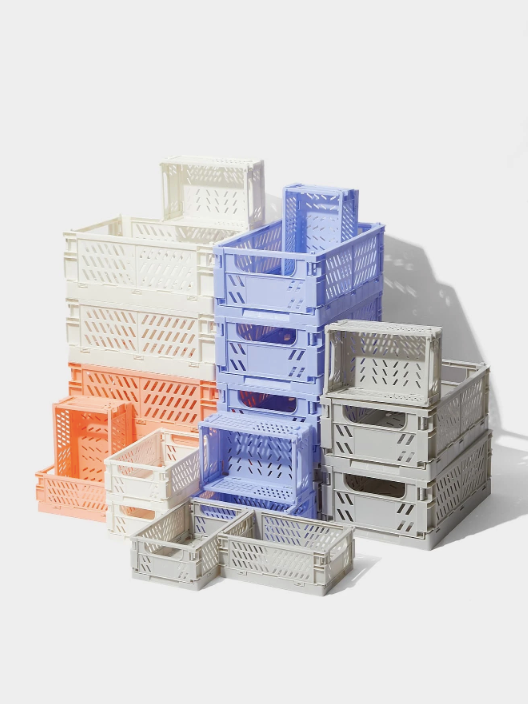 Folding Crate 24cm | Asst Colours