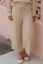 Load image into Gallery viewer, NEW | Karlee Knit Lounge Pant Beige
