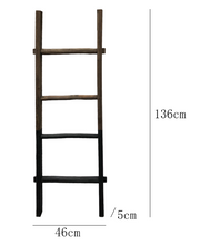 Load image into Gallery viewer, PRE ORDER || 136CM DECORATIVE WOODEN INDOOR LEANING DISPLAY LADDER 46X6X136CM
