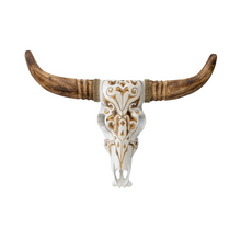 Load image into Gallery viewer, PRE ORDER || HAND-CARVED ANIMAL HEAD WALLART 67X42X14CM
