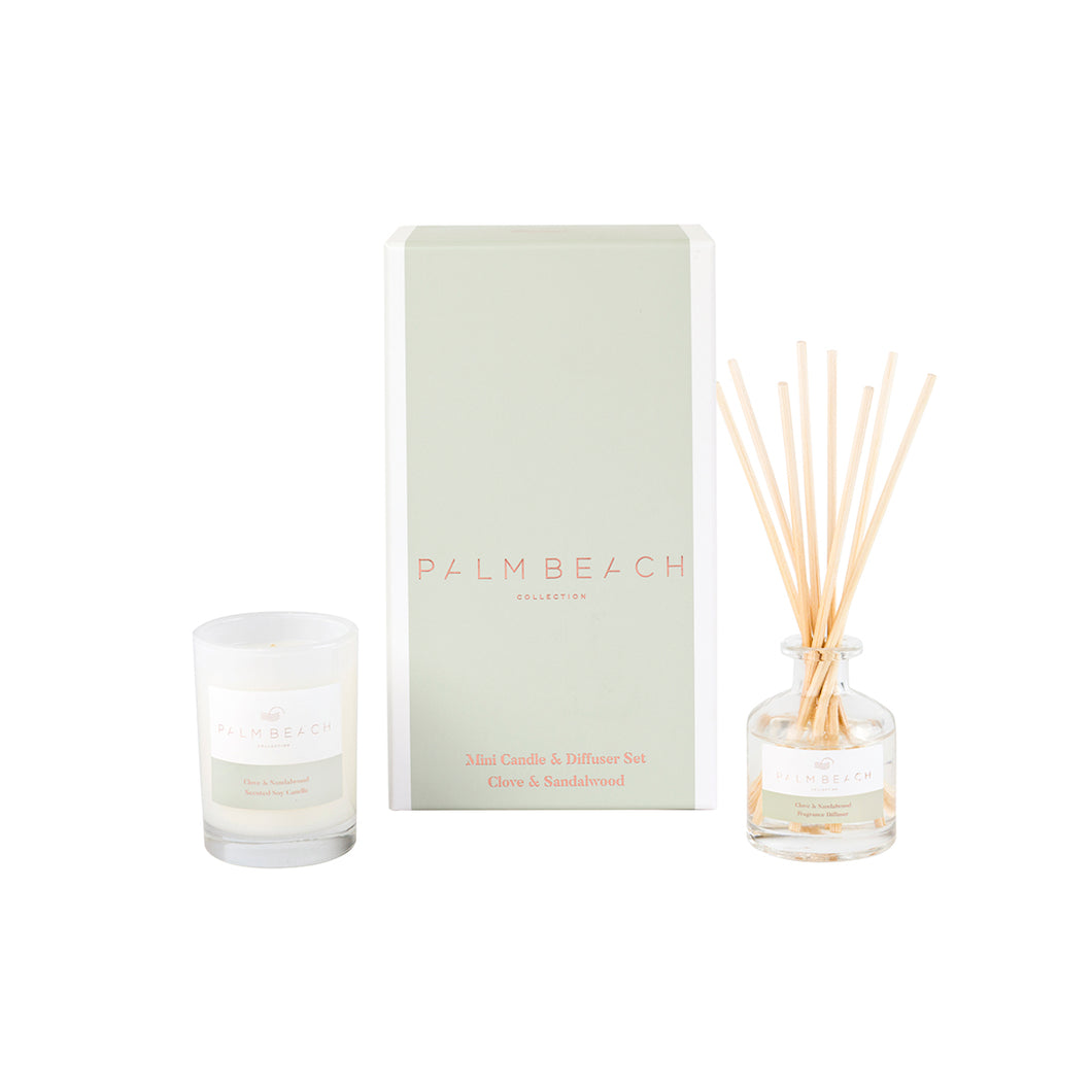 Clove & Sandalwood  Mini Candle & Diffuser Gift Pack