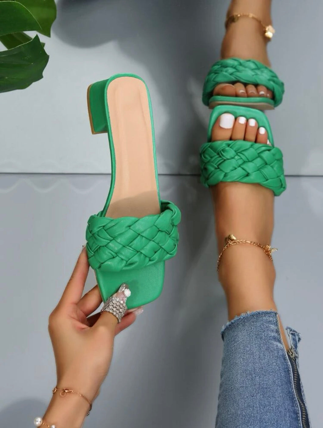 Stella Pump Heels | Green