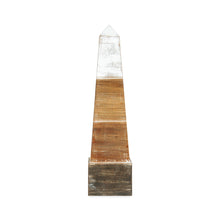 Load image into Gallery viewer, Contemporary Tapered Wooden Obelisk 12x12x49cm
