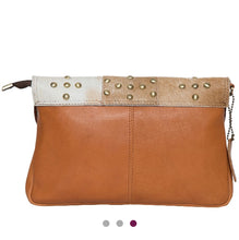 Load image into Gallery viewer, PRE ORDER | Flap Cowhide Bag with Studs- Monaco
