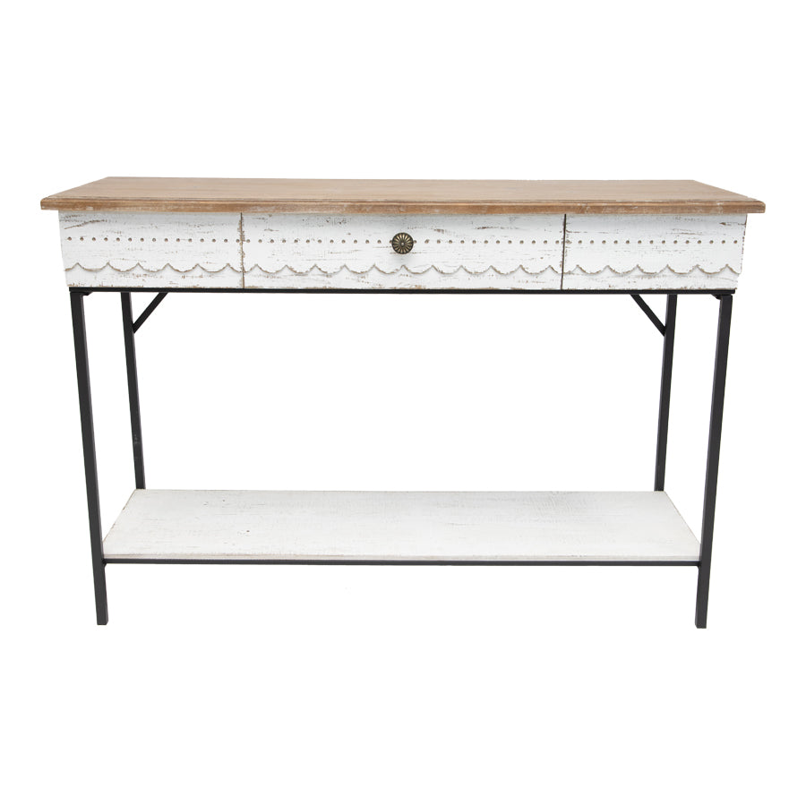 FRENCH COTTAGE CONSOLE TABLE 120X40X80CM