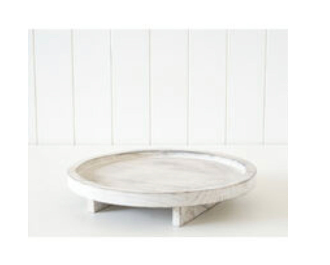 Karson Timber Riser | White Wash