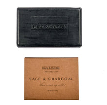 Load image into Gallery viewer, SOAP BAR SAGE &amp; CHARCOAL
