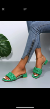 Load image into Gallery viewer, Stella Pump Heels | Green
