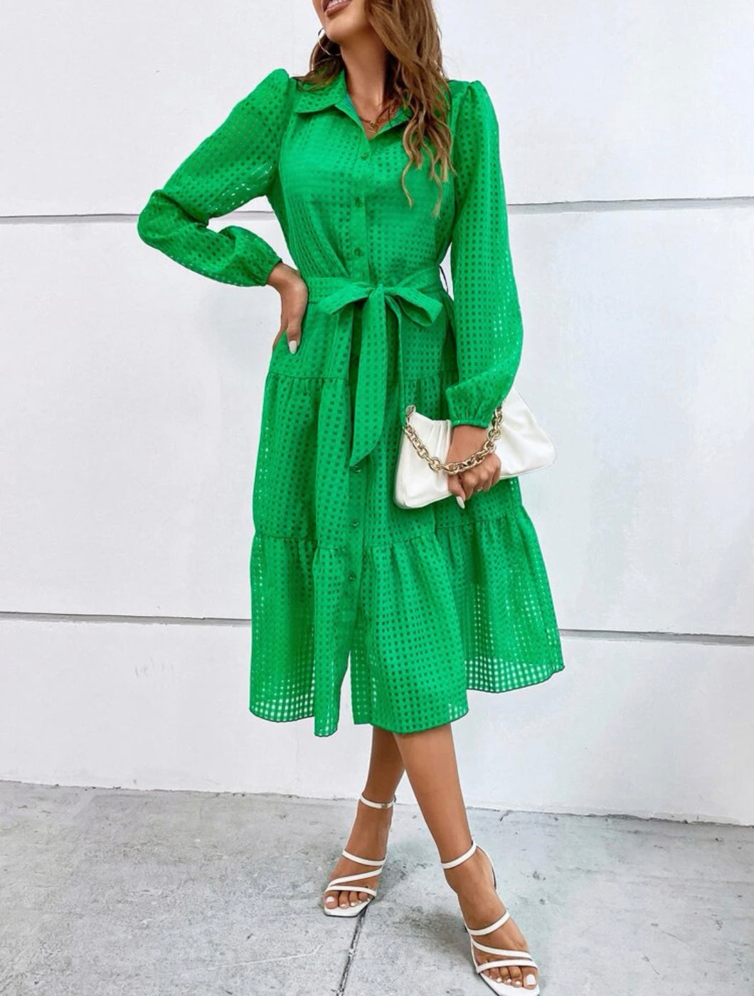 Stassy Dress | Green | $79.99