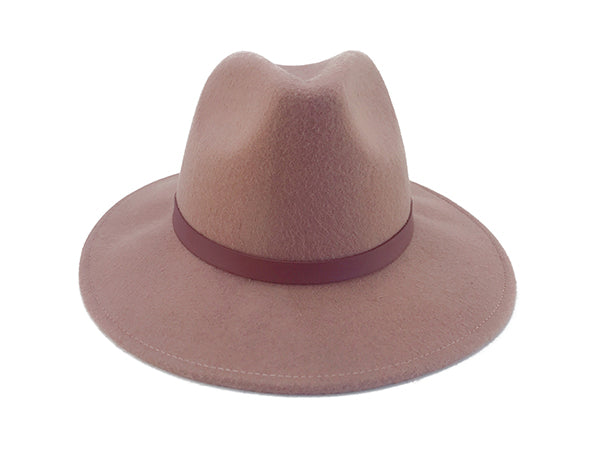 Natural Fedora Wool Felt Hat