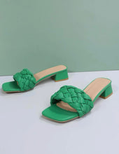 Load image into Gallery viewer, Stella Pump Heels | Green
