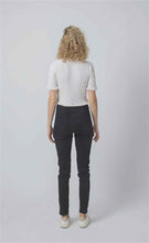 Load image into Gallery viewer, SALE | PULL UP PANEL BIKE JEANS BY WAKEE DENIM - BLACK
