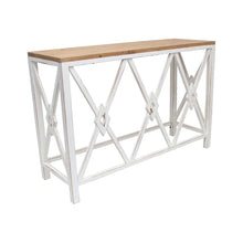 Load image into Gallery viewer, HAMPTONS GEOMETRIC CONSOLE TABLE 120X40X80CM
